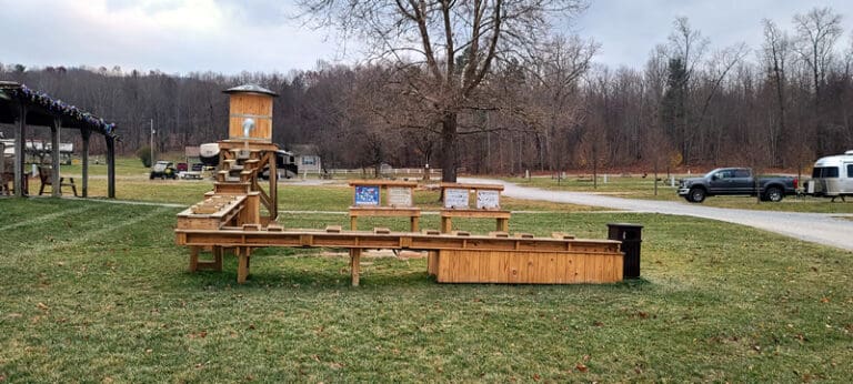 Wytheville VA KOA Holiday Gold Mining