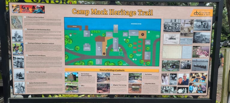 Camp Mack RV Resort Map